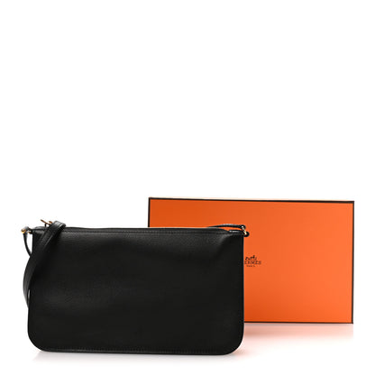 Hermes Evergrain Chaine d'Ancre Zipengo Pochette To Go Black 11 of 11