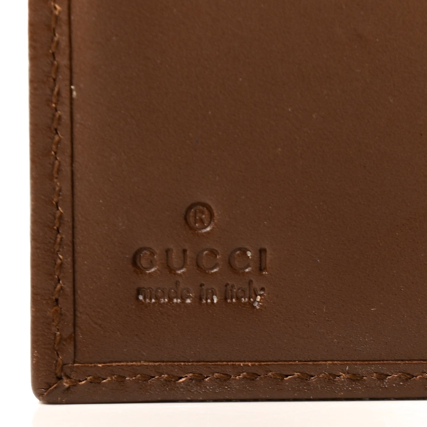 Monogram Compact Wallet Brown