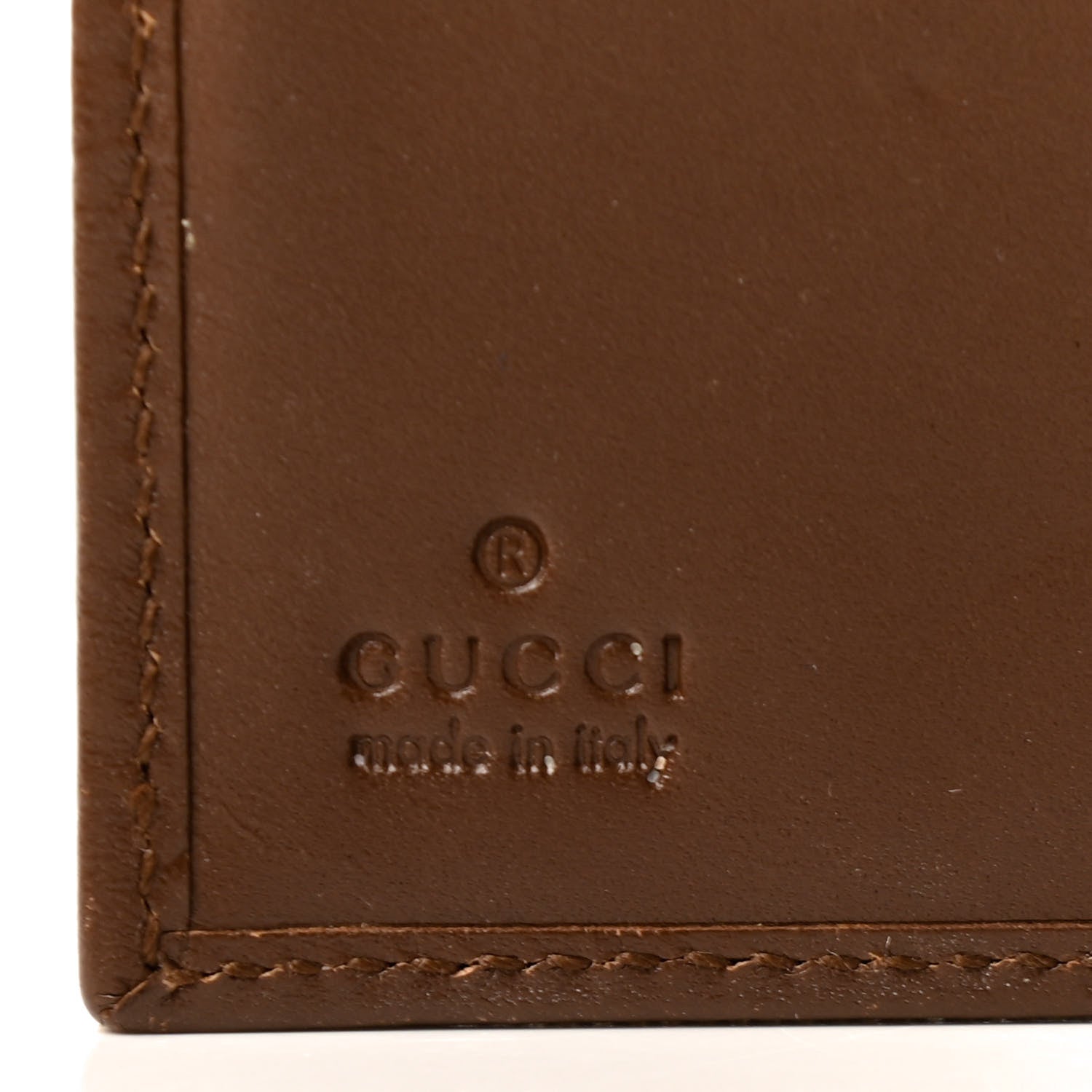 Gucci Monogram Compact Wallet Brown 7 of 10