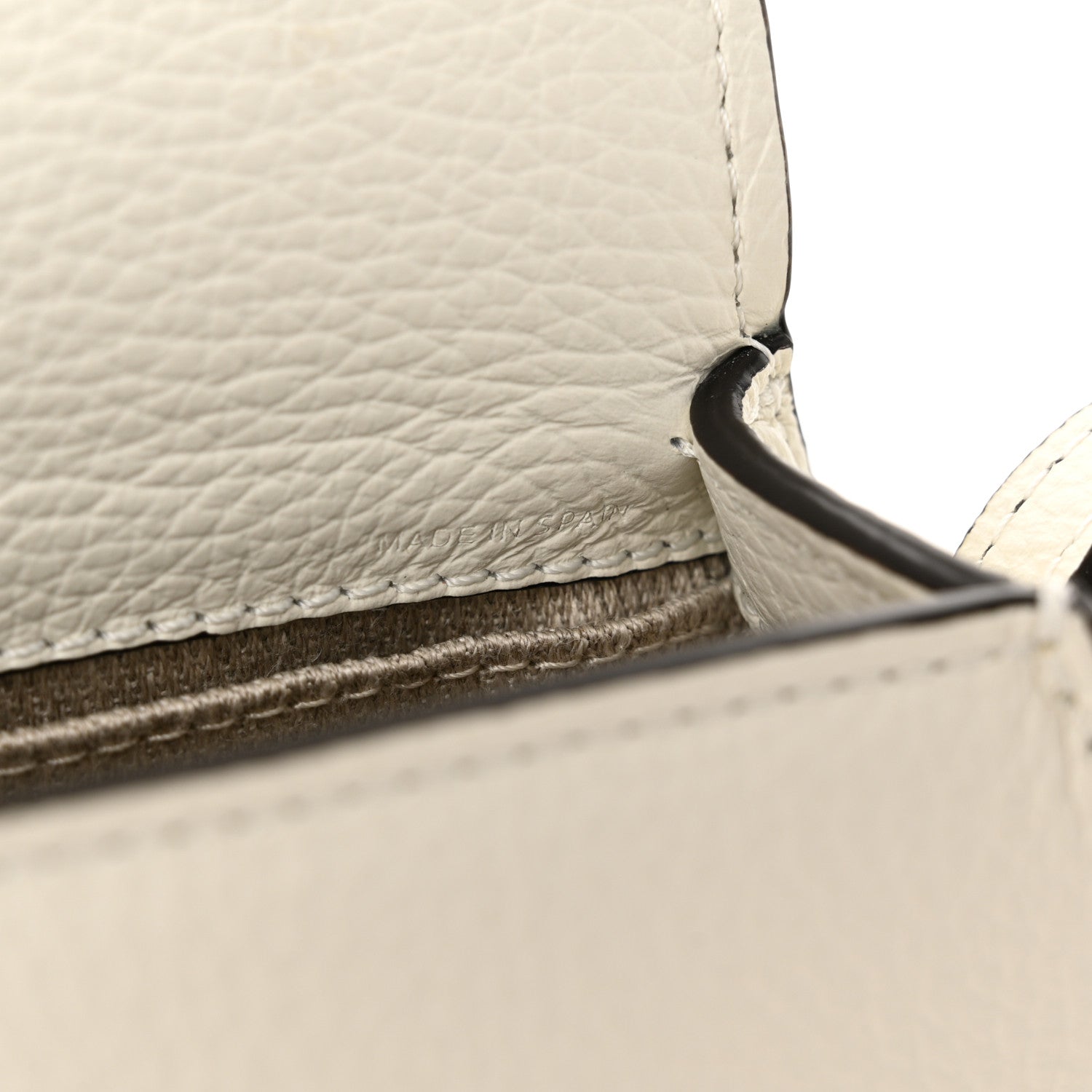 Chloe Calfskin Nano Marcie Saddle Bag White 7 of 12