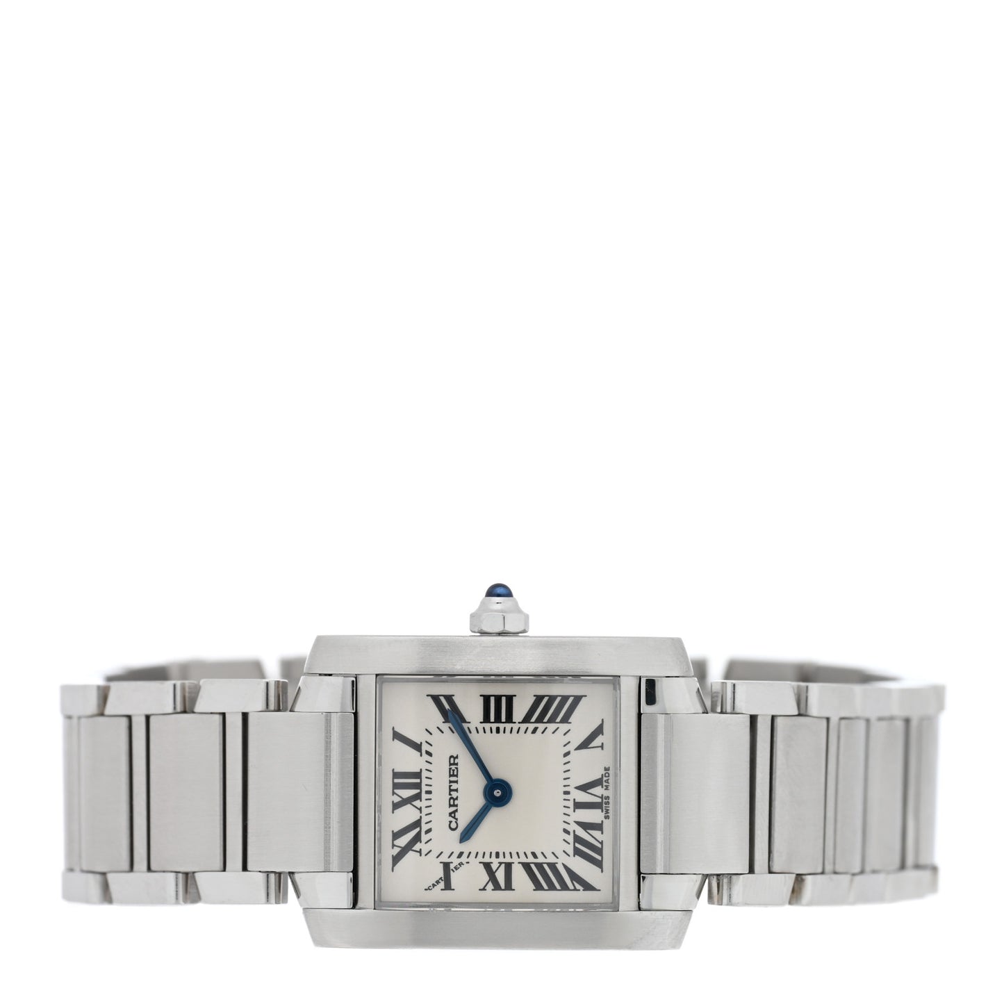 Stainless Steel 20mm Tank Francaise Quartz Watch