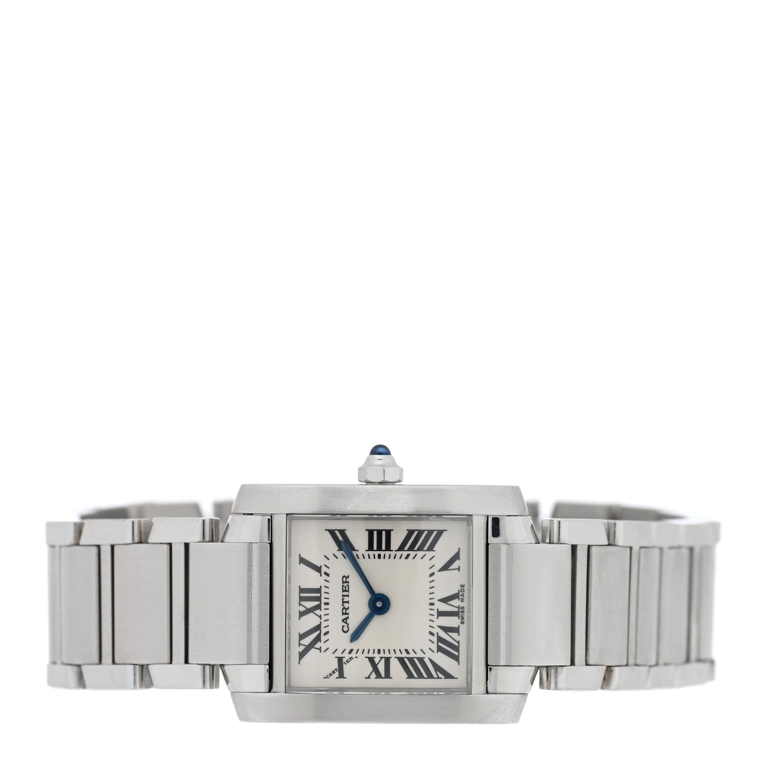 Cartier Stainless Steel 20mm Tank Francaise Quartz Watch 2 of 4