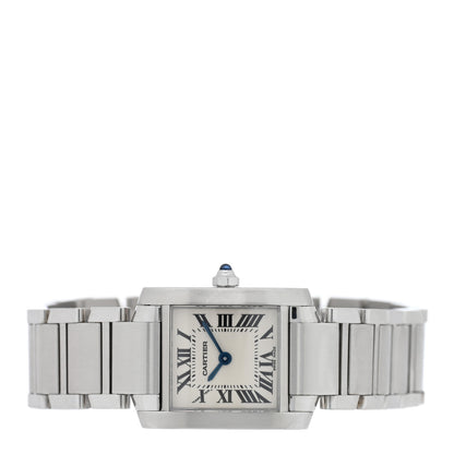 Cartier Stainless Steel 20mm Tank Francaise Quartz Watch 2 of 4