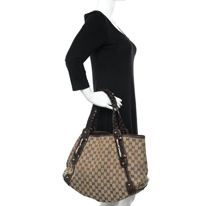 Gucci Monogram Medium Pelham Shoulder Bag Dark Brown 2 of 10