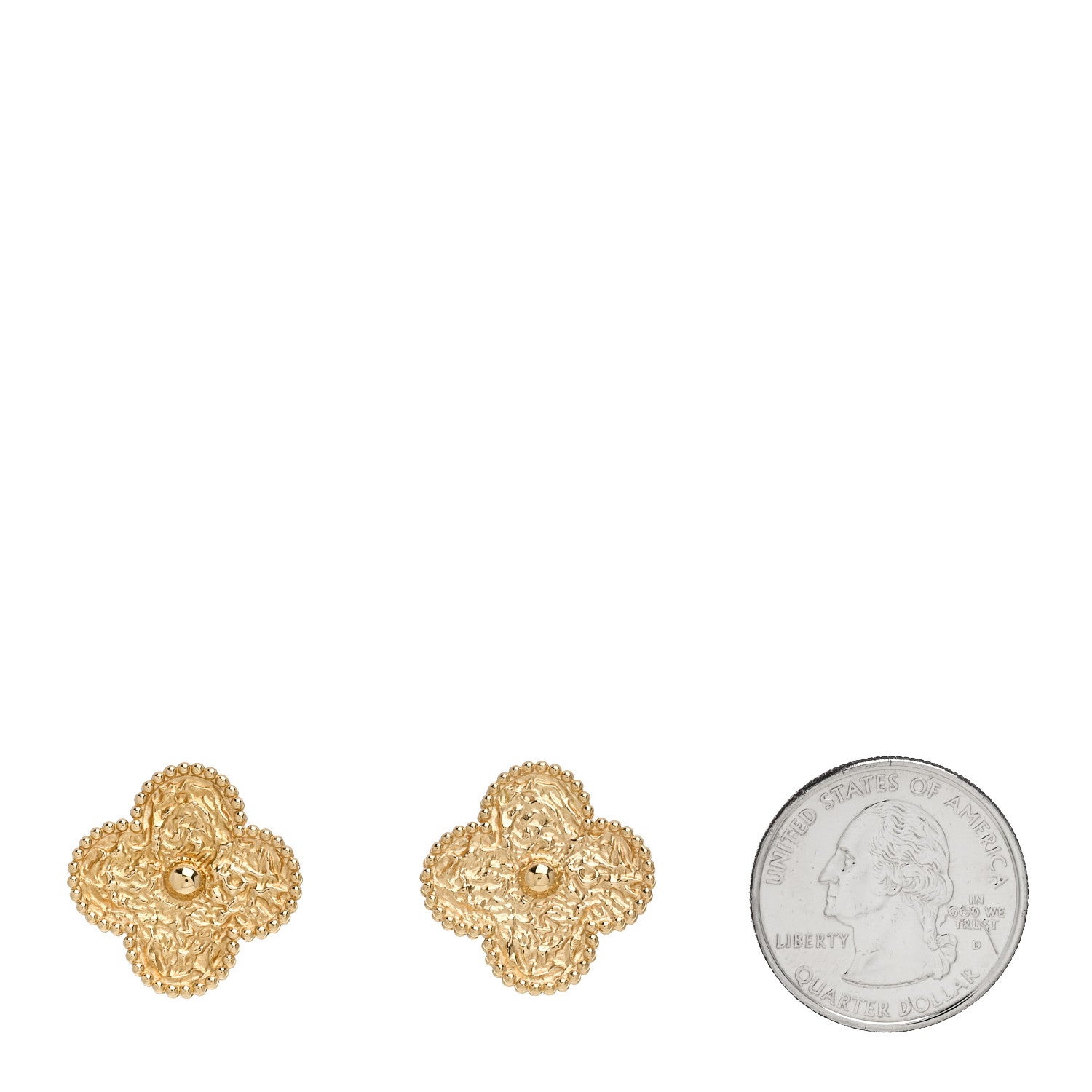 Van Cleef & Arpels 18K Yellow Gold Magic Alhambra Earrings 2 of 4