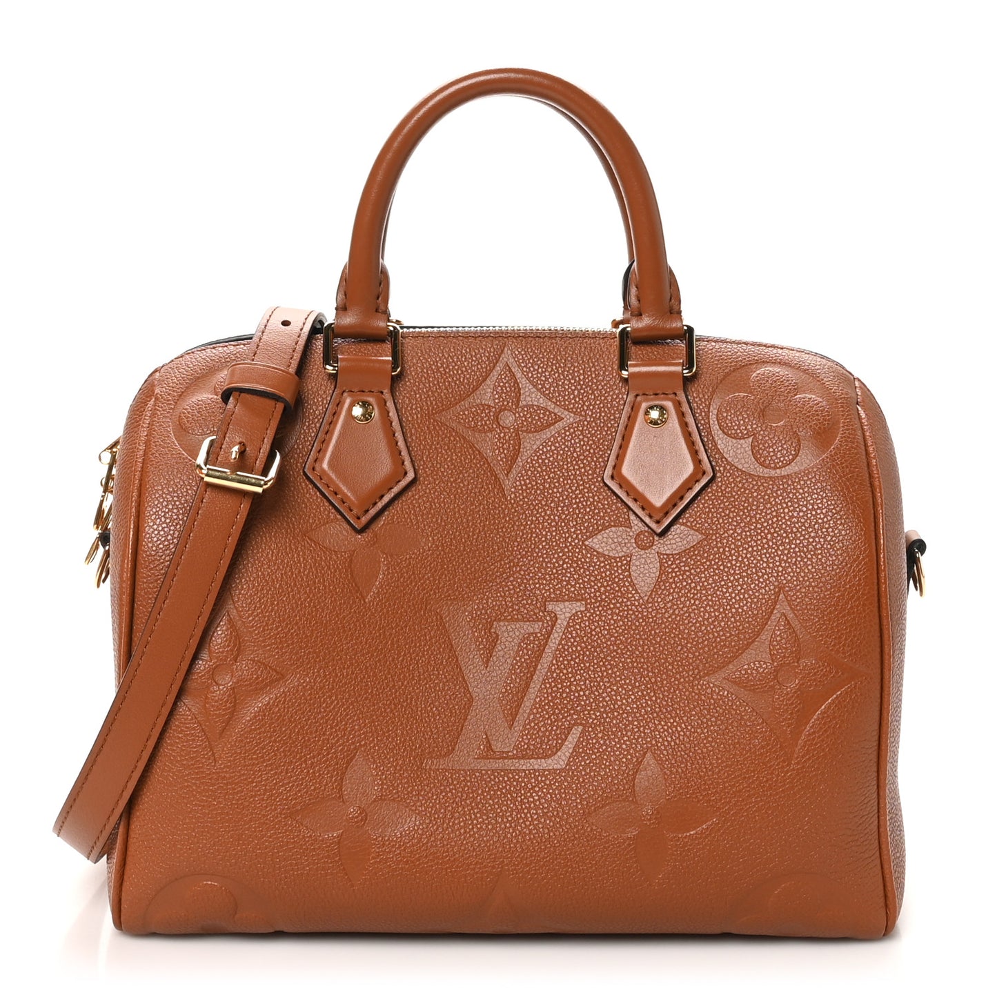 Empreinte Monogram Giant Speedy Bandouliere 25 Cognac