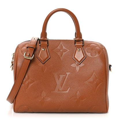 Louis Vuitton Empreinte Monogram Giant Speedy Bandouliere 25 Cognac 1 of 10