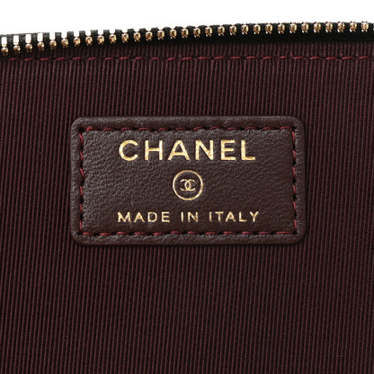 Chanel Lambskin Quilted Small Vanity Case With Chain Black 6 of 9