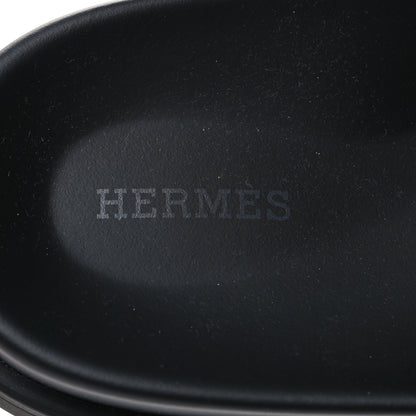 Hermes Calfskin Mens Chypre Sandals 43.5 Gold 8 of 9