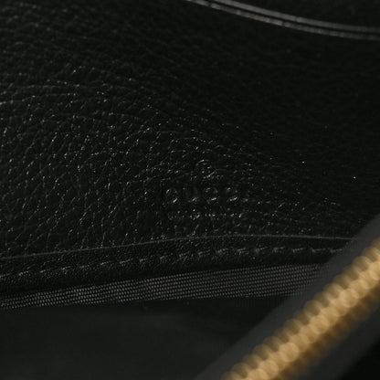 Gucci Roxy Calfskin Blondie Continental Chain Wallet Black 7 of 11