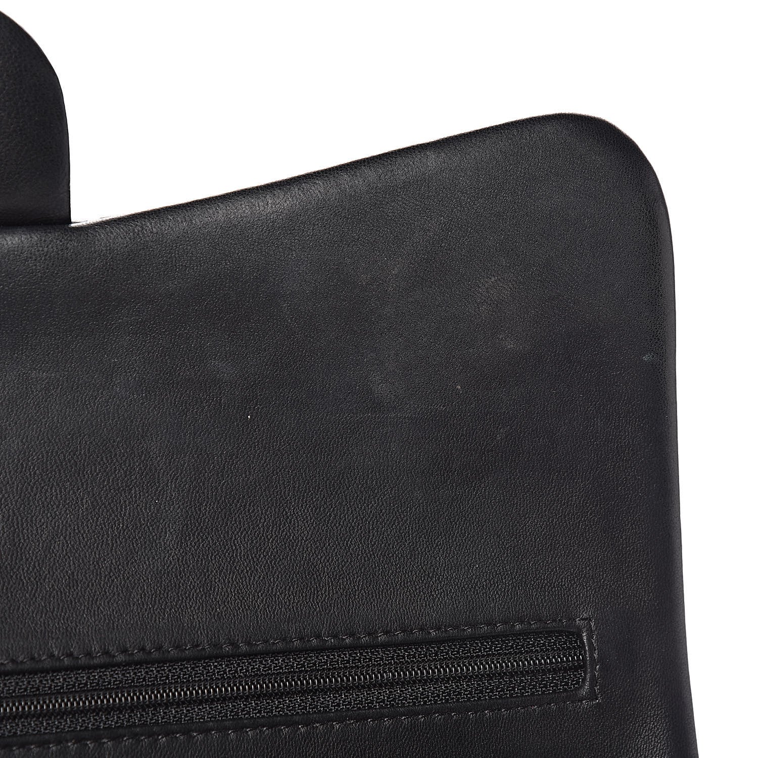 Chanel Lambskin Quilted Jumbo Double Flap Black 8 of 18