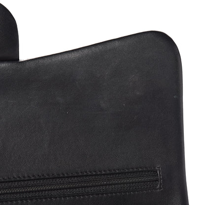 Chanel Lambskin Quilted Jumbo Double Flap Black 8 of 18