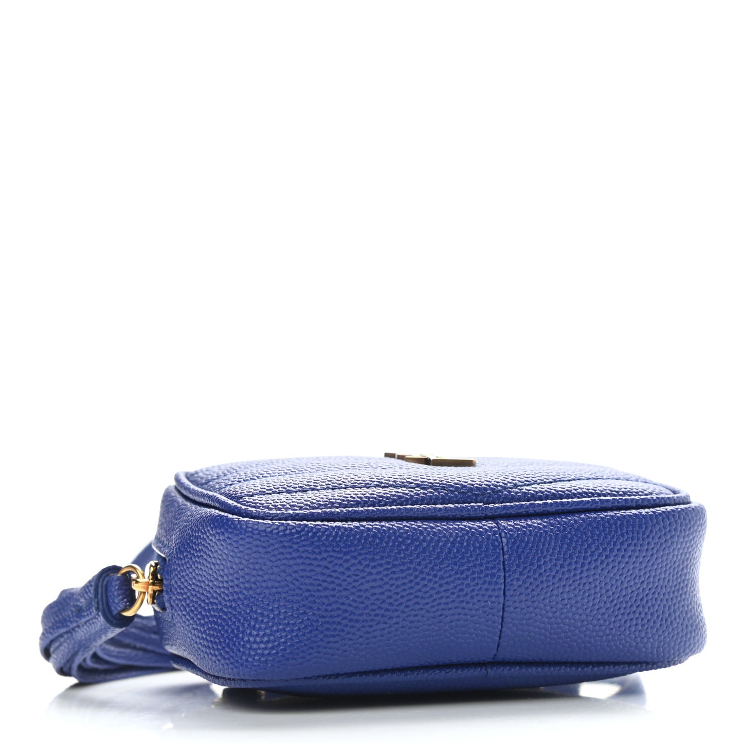 Grain De Poudre Matelasse Monogram Baby Lou Camera Bag Sapphire Blue