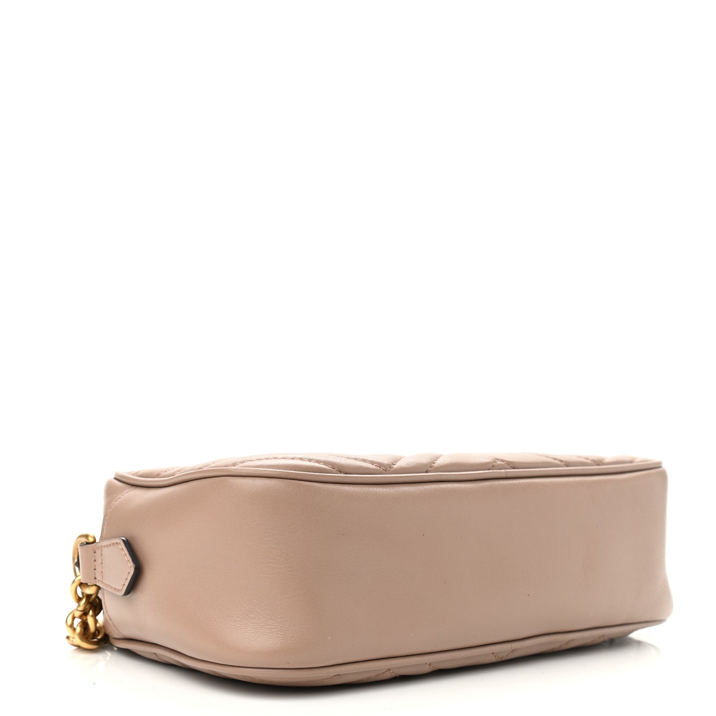 Calfskin Matelasse Small GG Marmont Chain Shoulder Bag Porcelain Rose