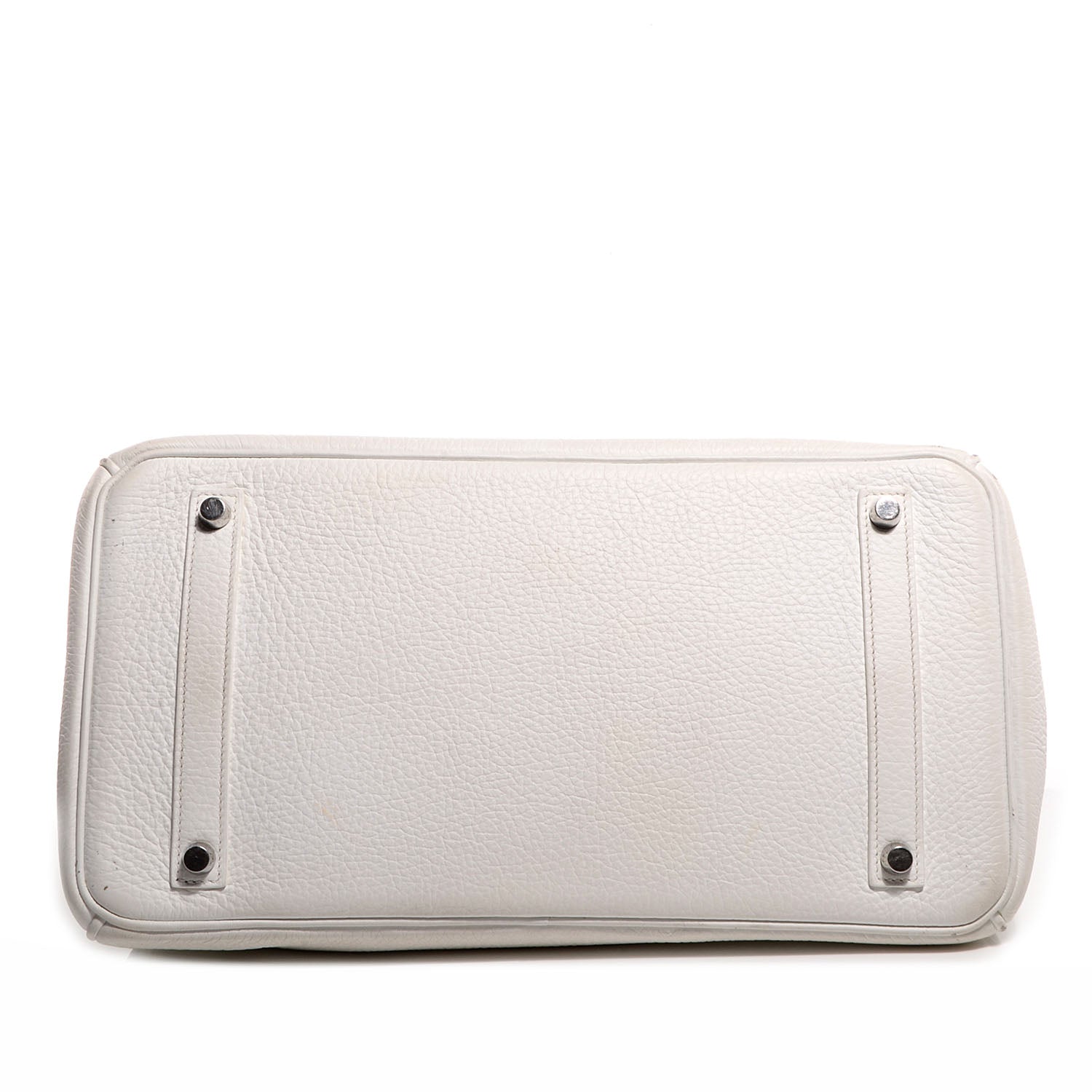 Hermes Taurillon Clemence Birkin 35 White 21 of 28
