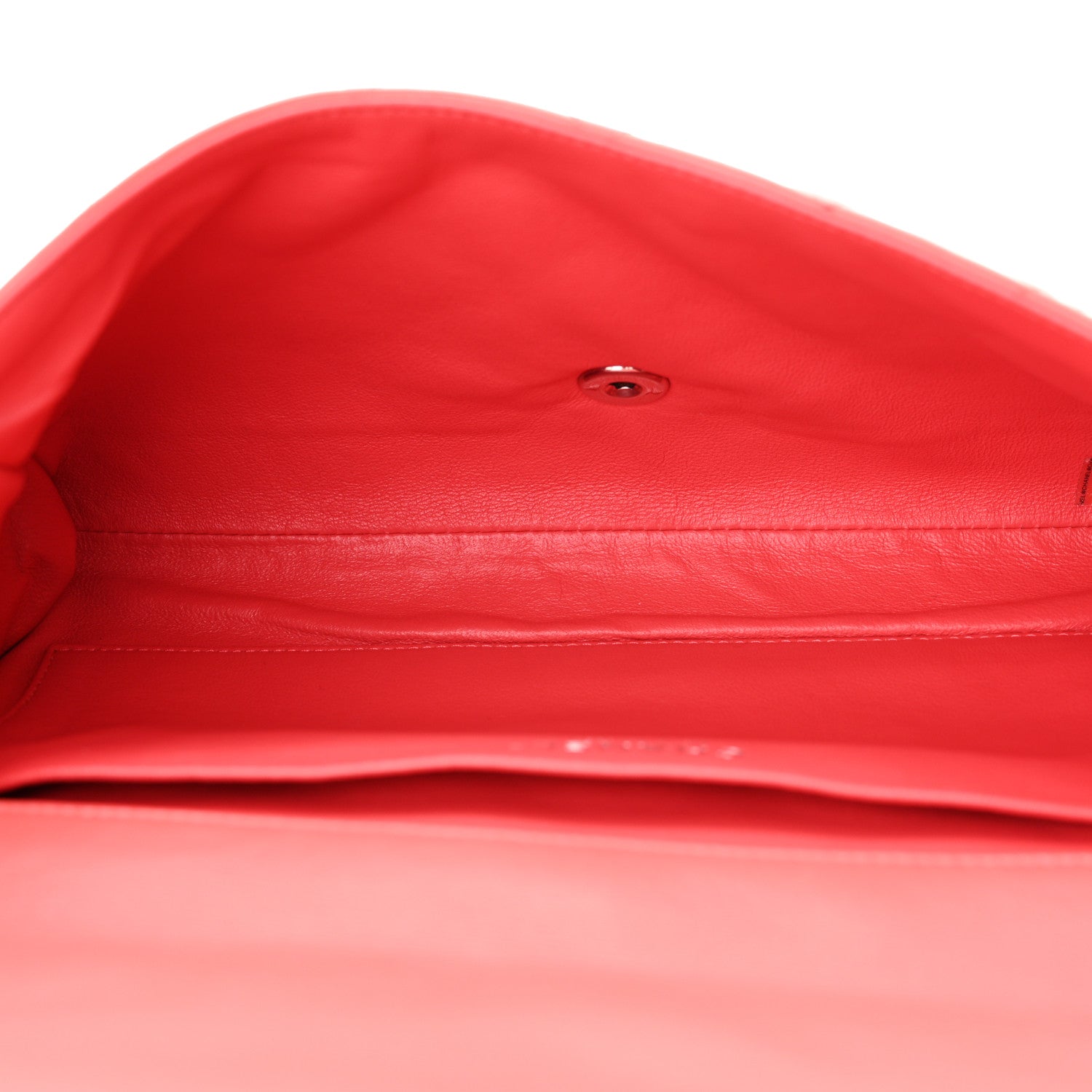 Chanel Patent Quilted Clutch With Chain Flap Fuchsia 5 of 10