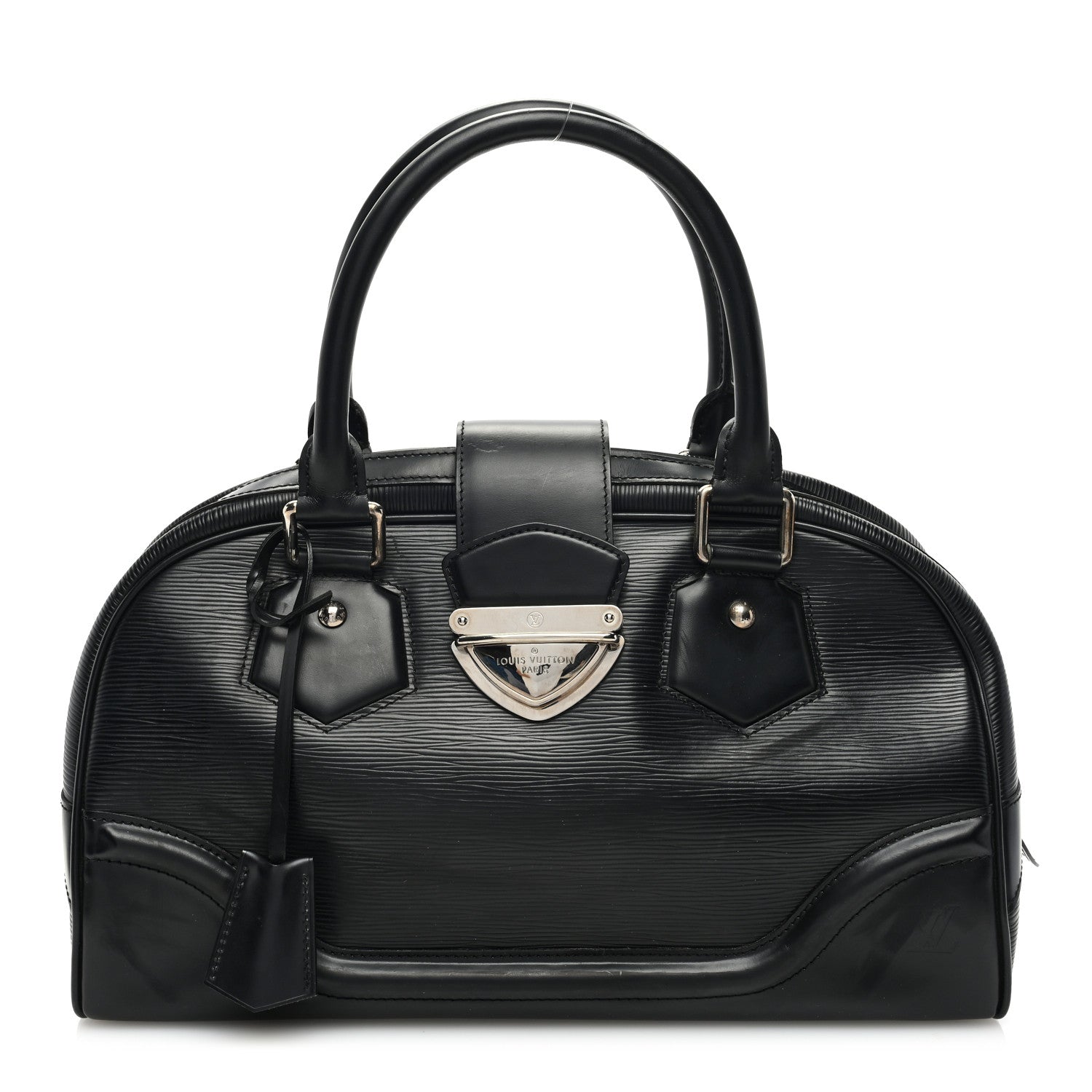 Louis Vuitton LOUIS VUITTON Epi Bowling Montaigne GM Black 1 of 12