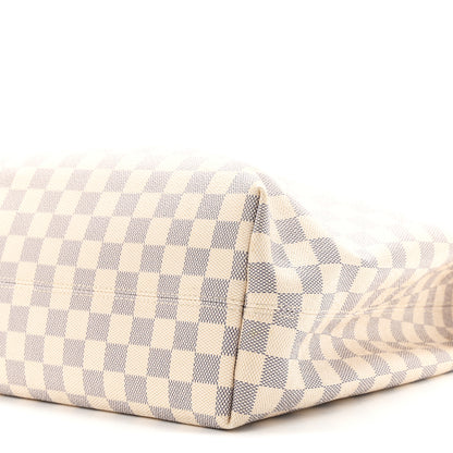 Louis Vuitton Damier Azur Graceful MM Rose Ballerine 9 of 10
