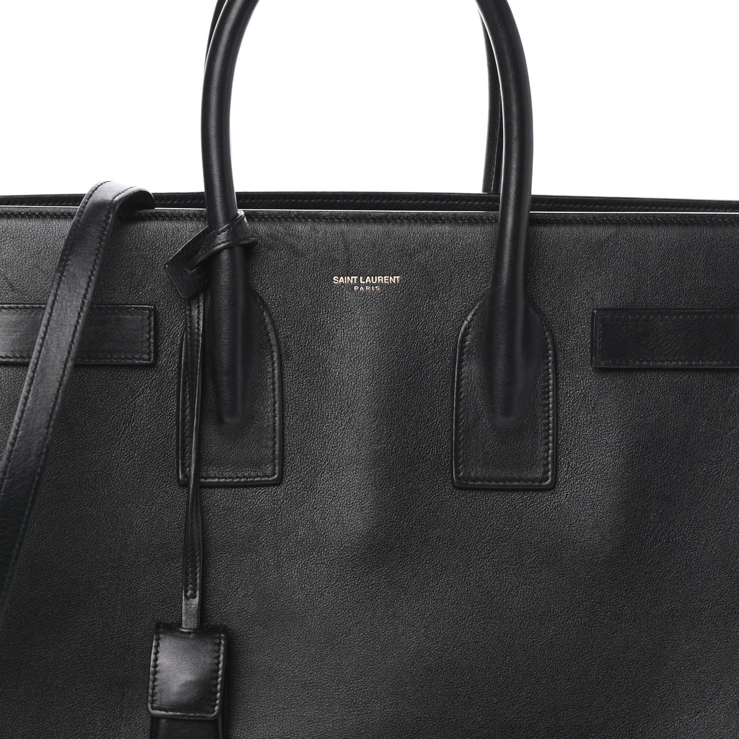Calfskin Small Sac De Jour Black