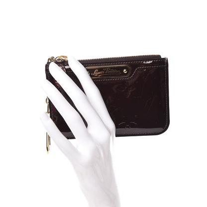 Louis Vuitton Vernis Key Pouch Amarante 2 of 8