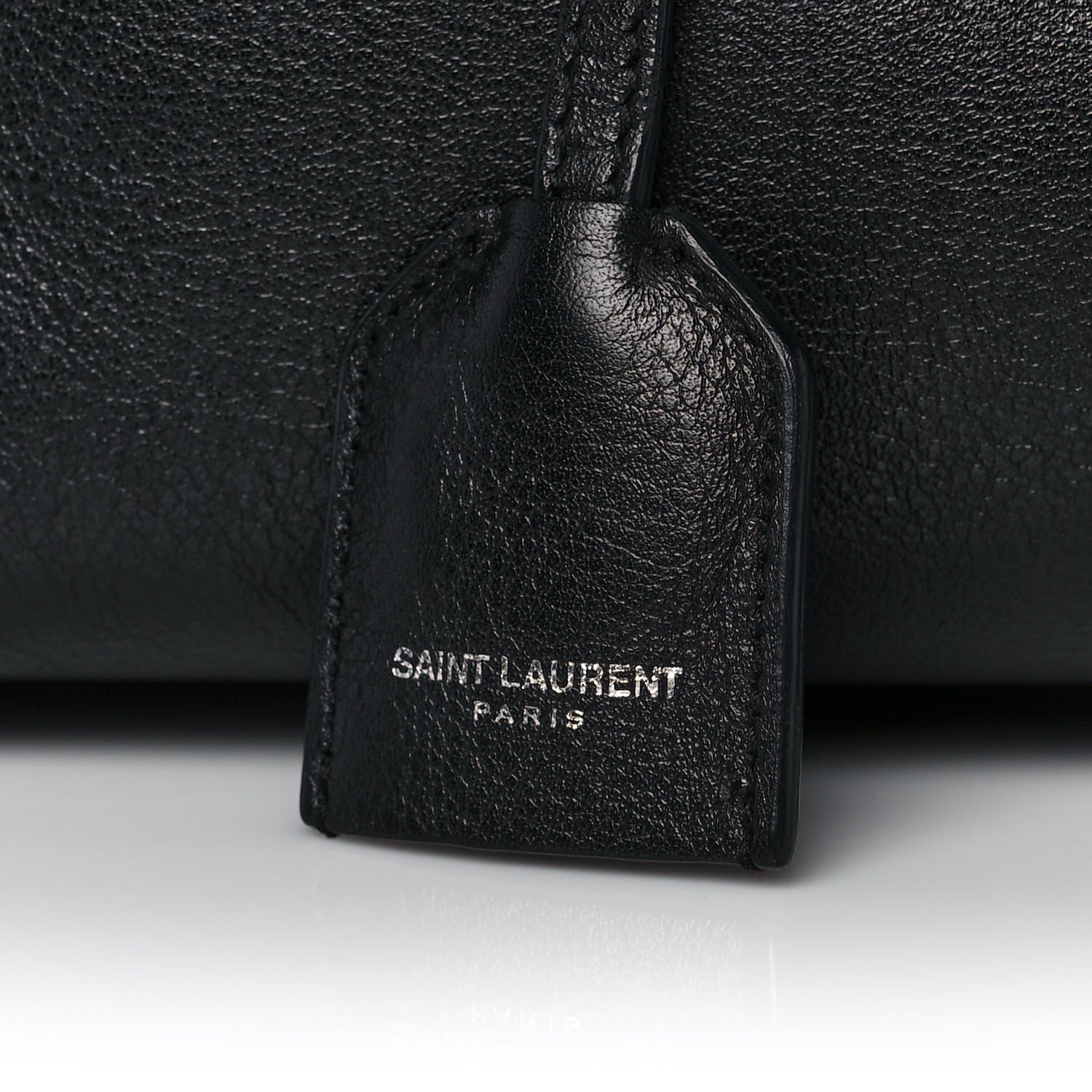 Saint Laurent Calfskin Small Monogram Cabas Black 7 of 12