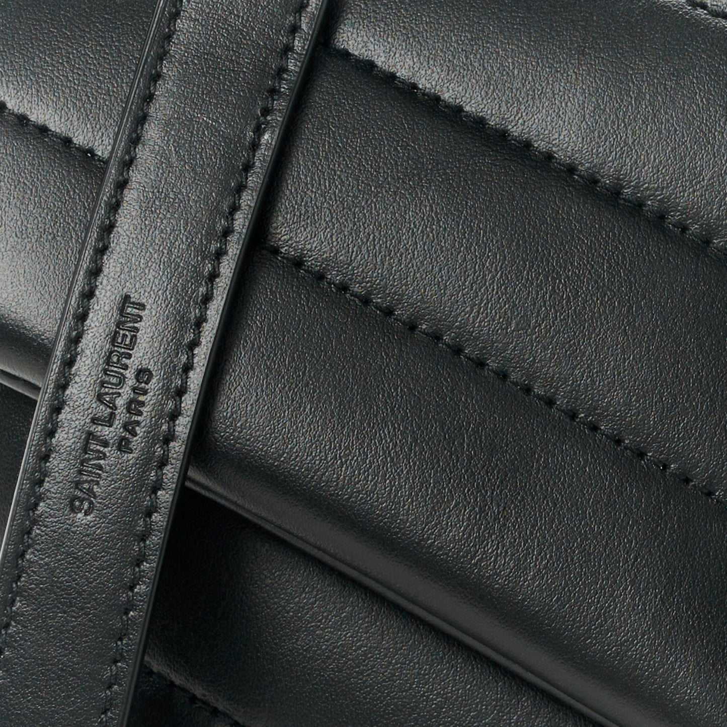 Calfskin Y Quilted Monogram Small Loulou Chain Satchel Black