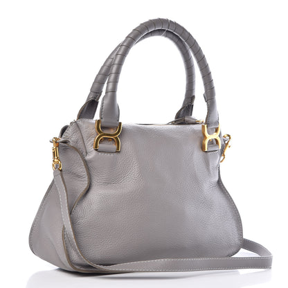 Chloe Calfskin Medium Marcie Satchel Cashmere Grey 4 of 11