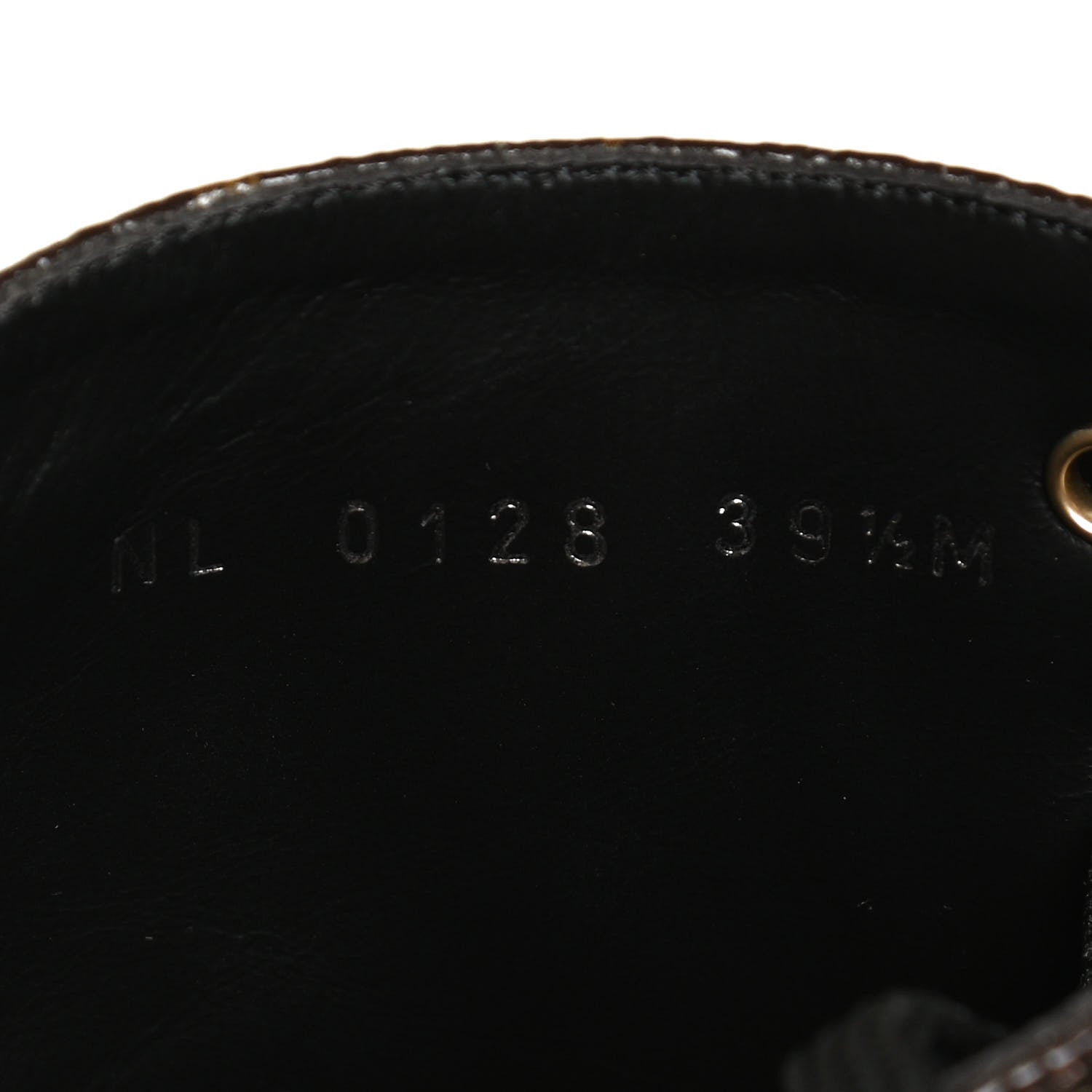 Louis Vuitton Calfskin Monogram Wonderland Flat Ranger Boots 39.5 Black 10 of 10