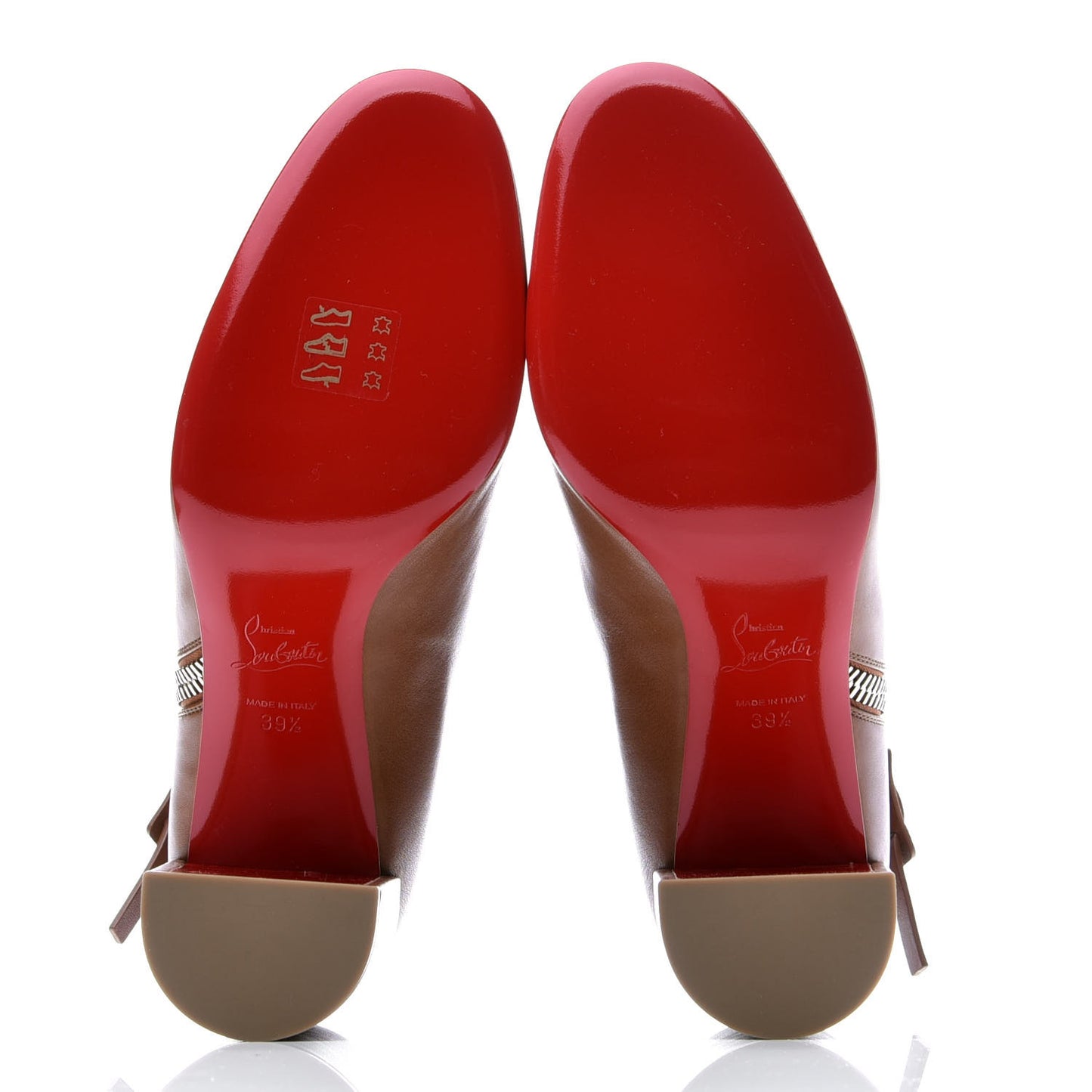 Calfskin Ziptotal 85 Ankle Boots 39.5 Cuoio