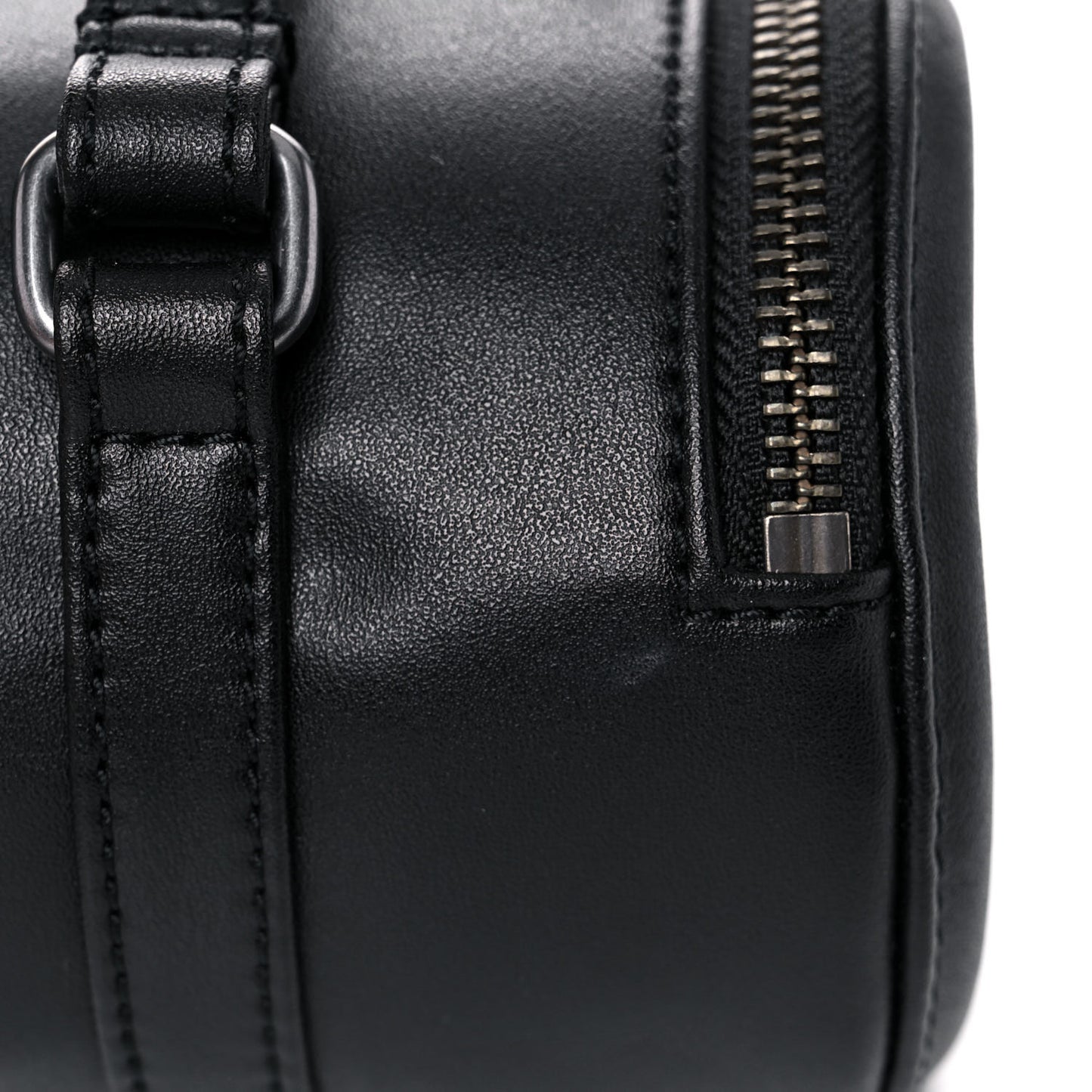 Vegan Leather Small Duffle Black