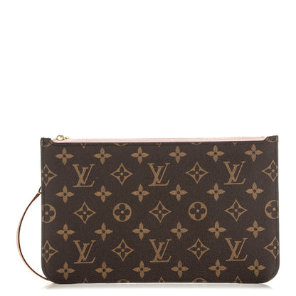Louis Vuitton Monogram Neverfull MM GM Pochette Rose Ballerine 1 of 7