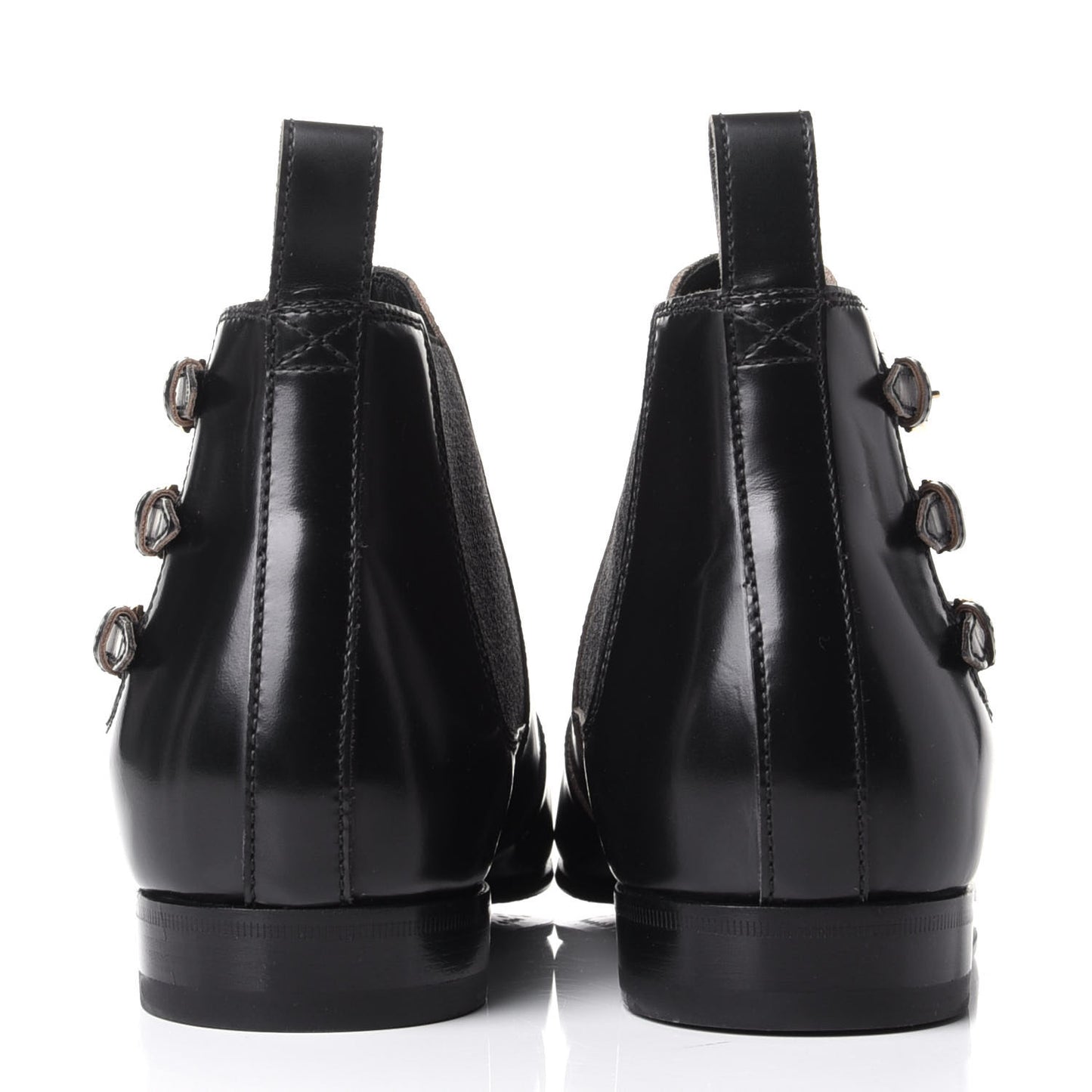 Cordovan Lux Mens Ankle Boots 12 Black