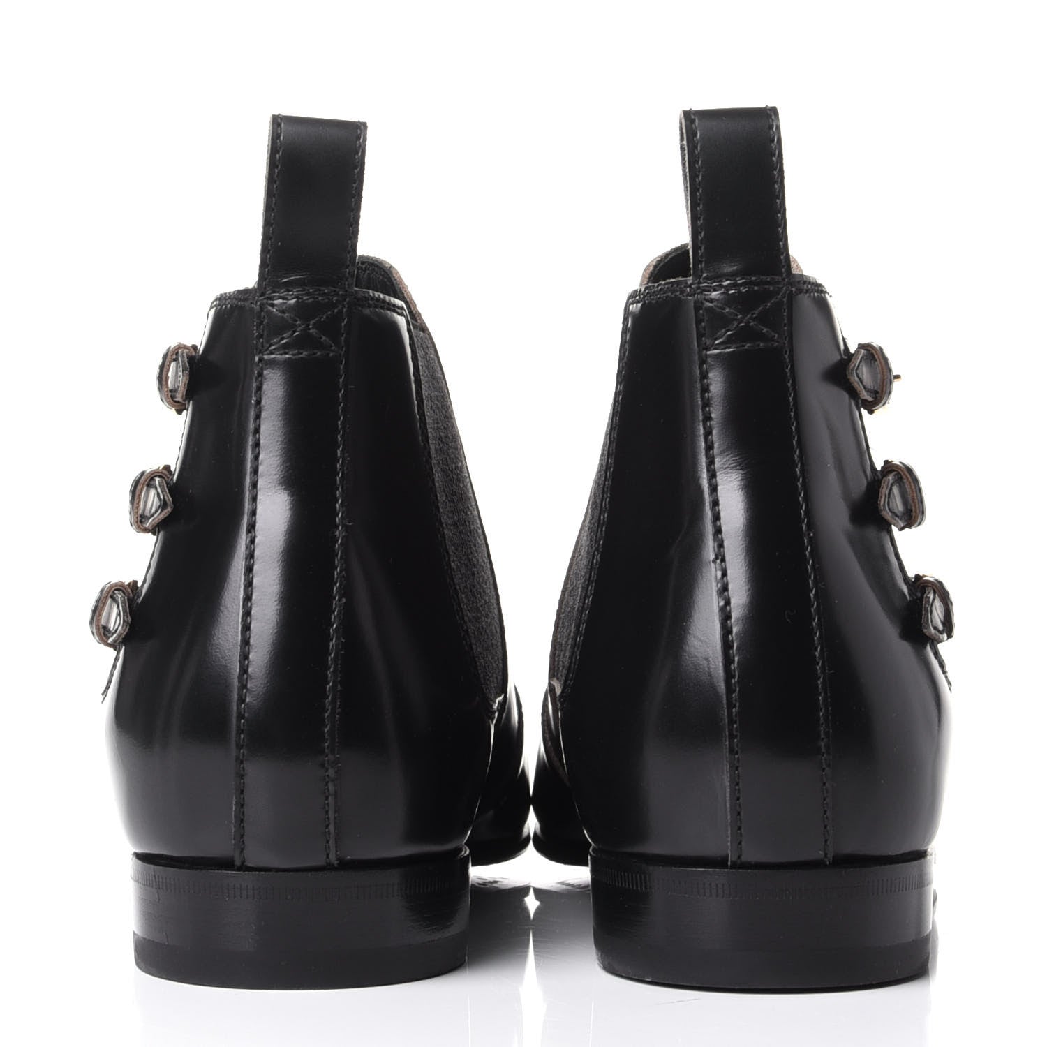 Gucci Cordovan Lux Mens Ankle Boots 12 Black 6 of 11