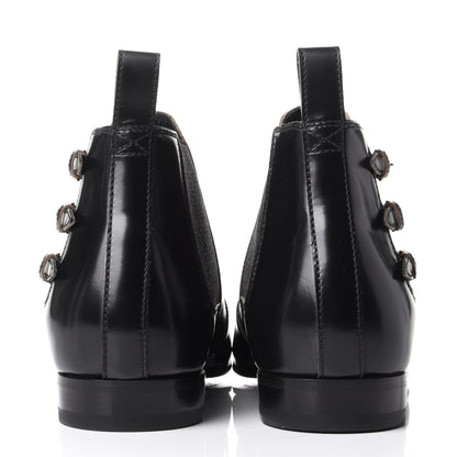 Gucci Cordovan Lux Mens Ankle Boots 12 Black 6 of 11