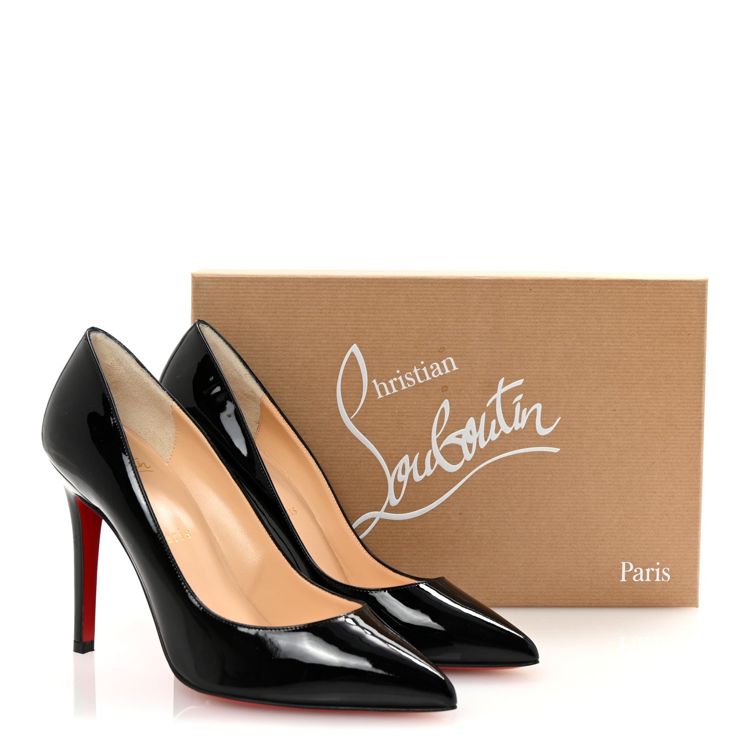 Christian Louboutin Patent Pigalle Follies 100 Pumps 38 Black 9 of 9