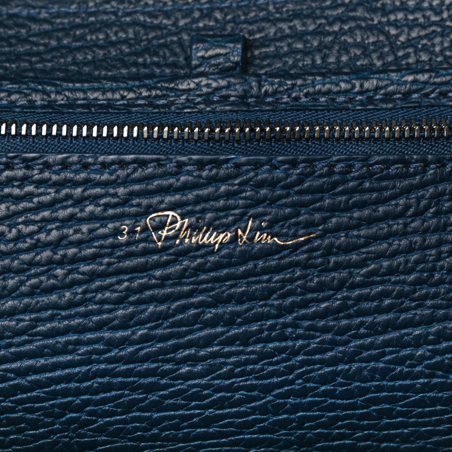 Textured Calfskin Pashli Backpack Navy