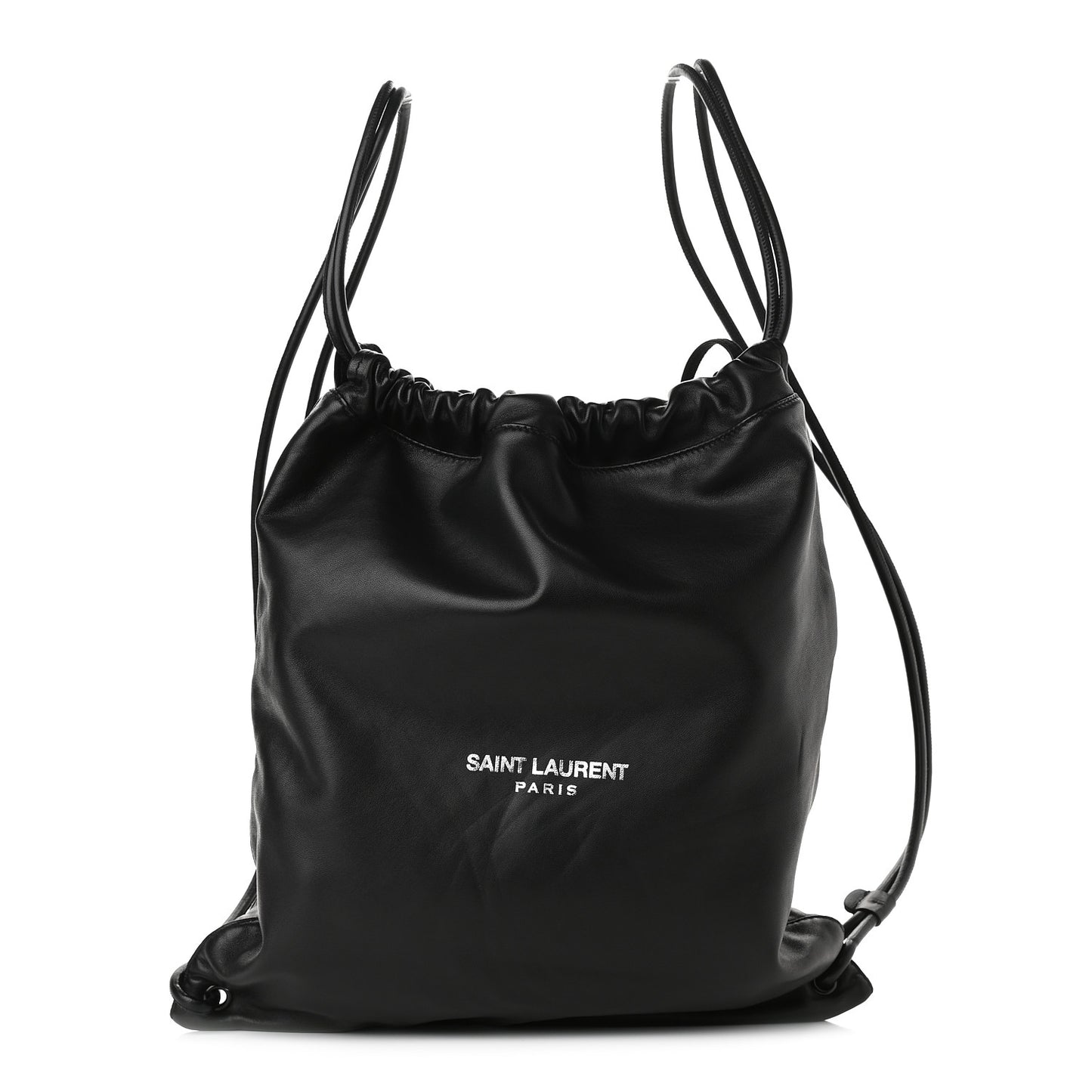Lambskin Teddy Drawstring Backpack