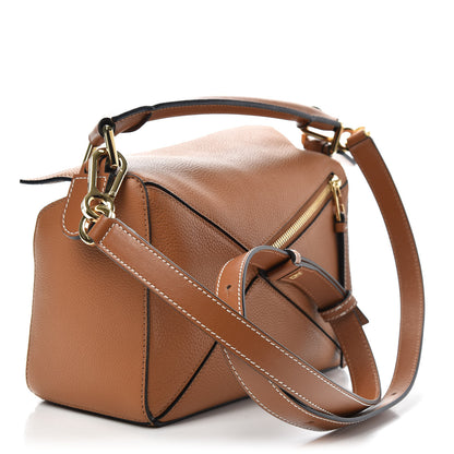 Loewe Calfskin Small Puzzle Bag Light Caramel 3 of 9