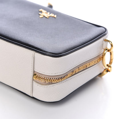 Prada Saffiano Camera Crossbody Black Talco 9 of 9