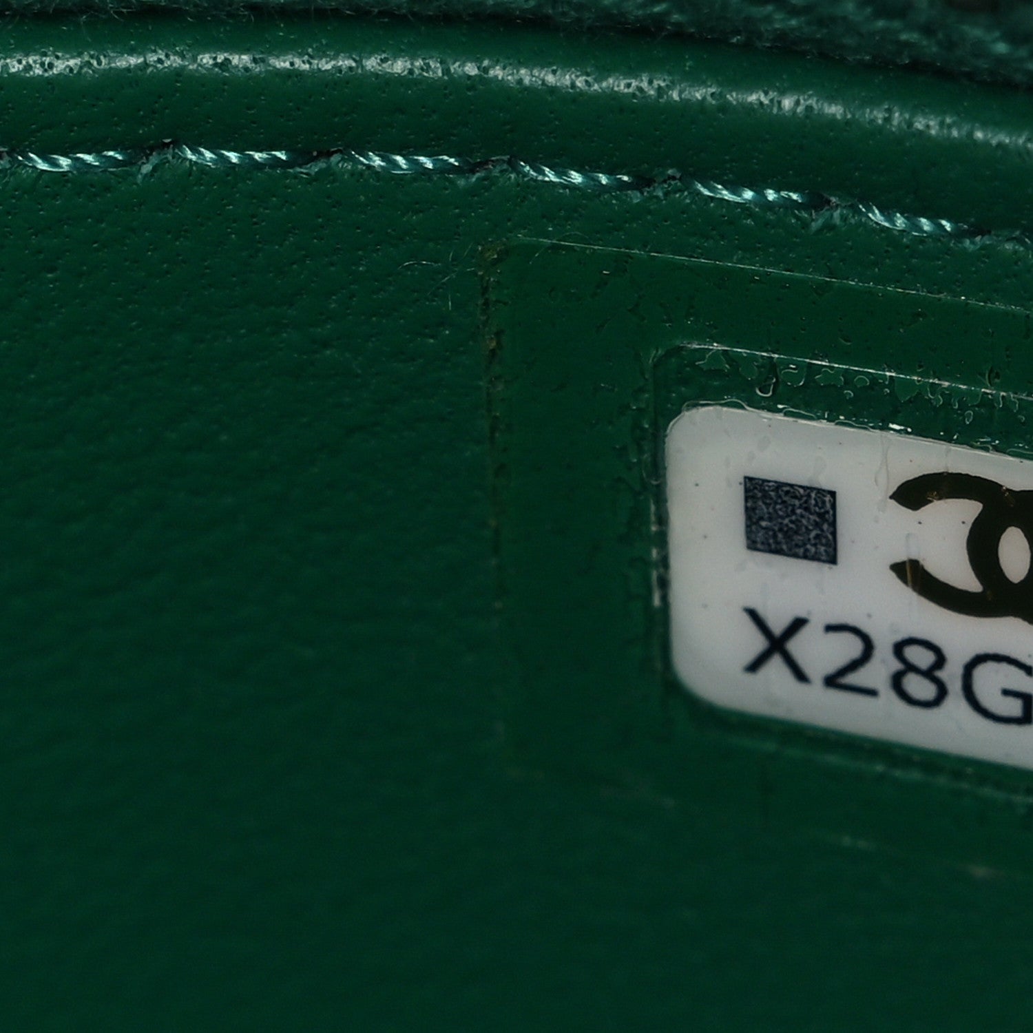 Chanel Lambskin Quilted Afternoon Tea Top Handle Vanity Case With Chain Green 7 of 10