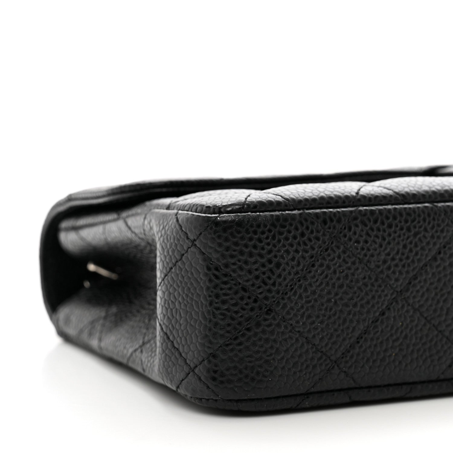 Chanel Caviar Quilted East West Flap Black 9 of 10