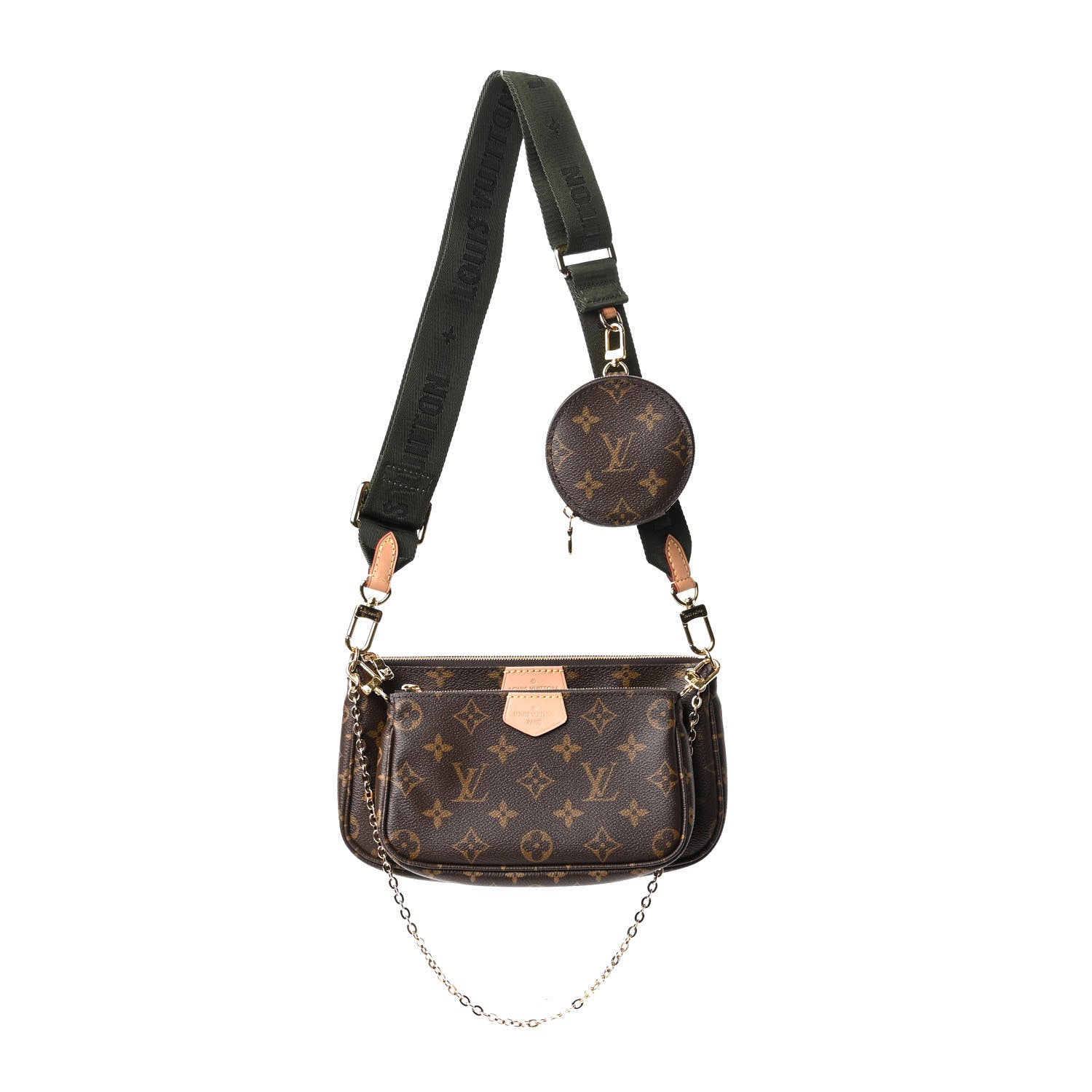 Louis Vuitton Monogram Multi Pochette Accessories Kaki 1 of 12