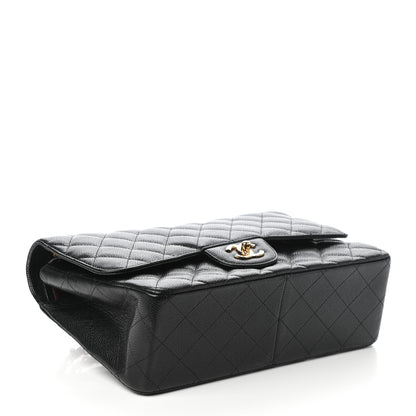 Chanel Caviar Quilted Jumbo Double Flap Black 4 of 9