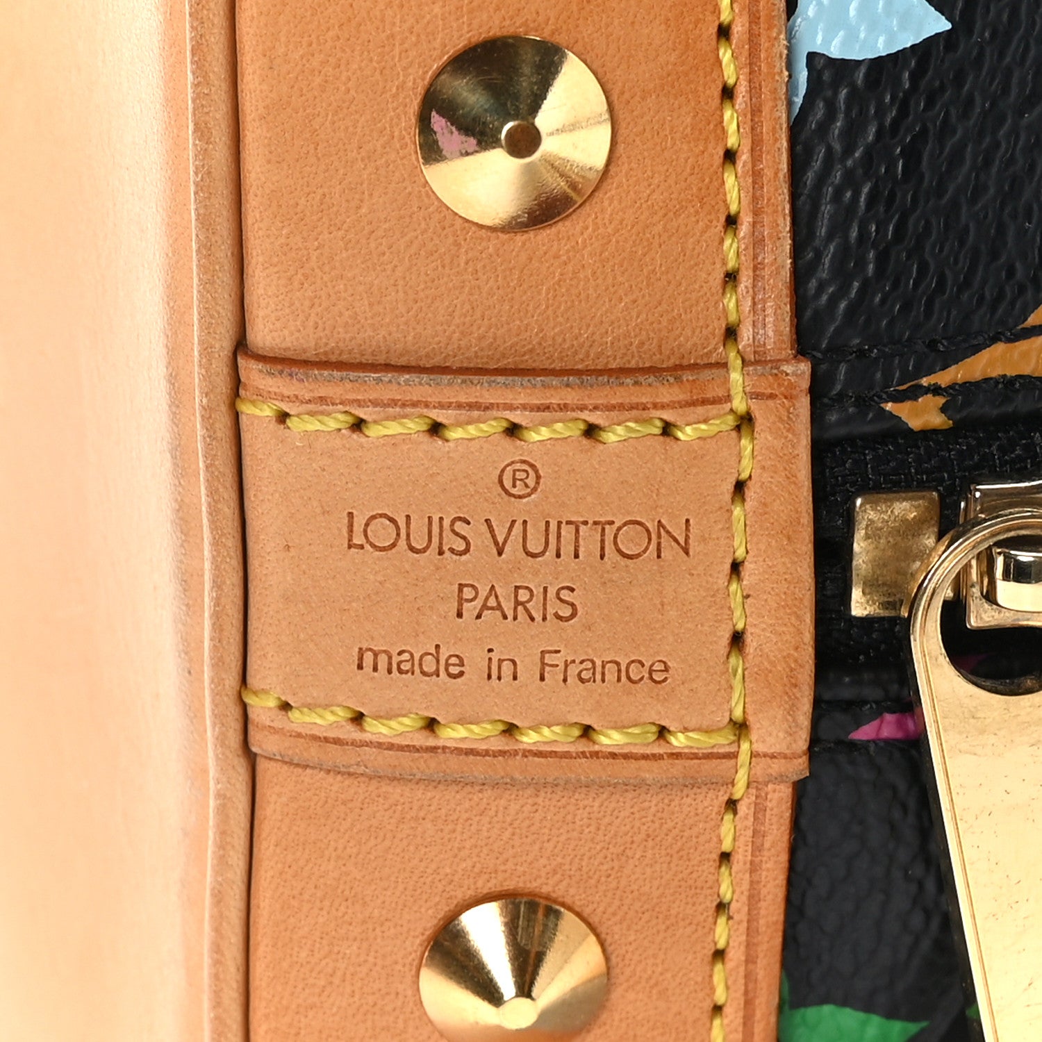 Louis Vuitton Monogram Multicolor Alma Black 7 of 12