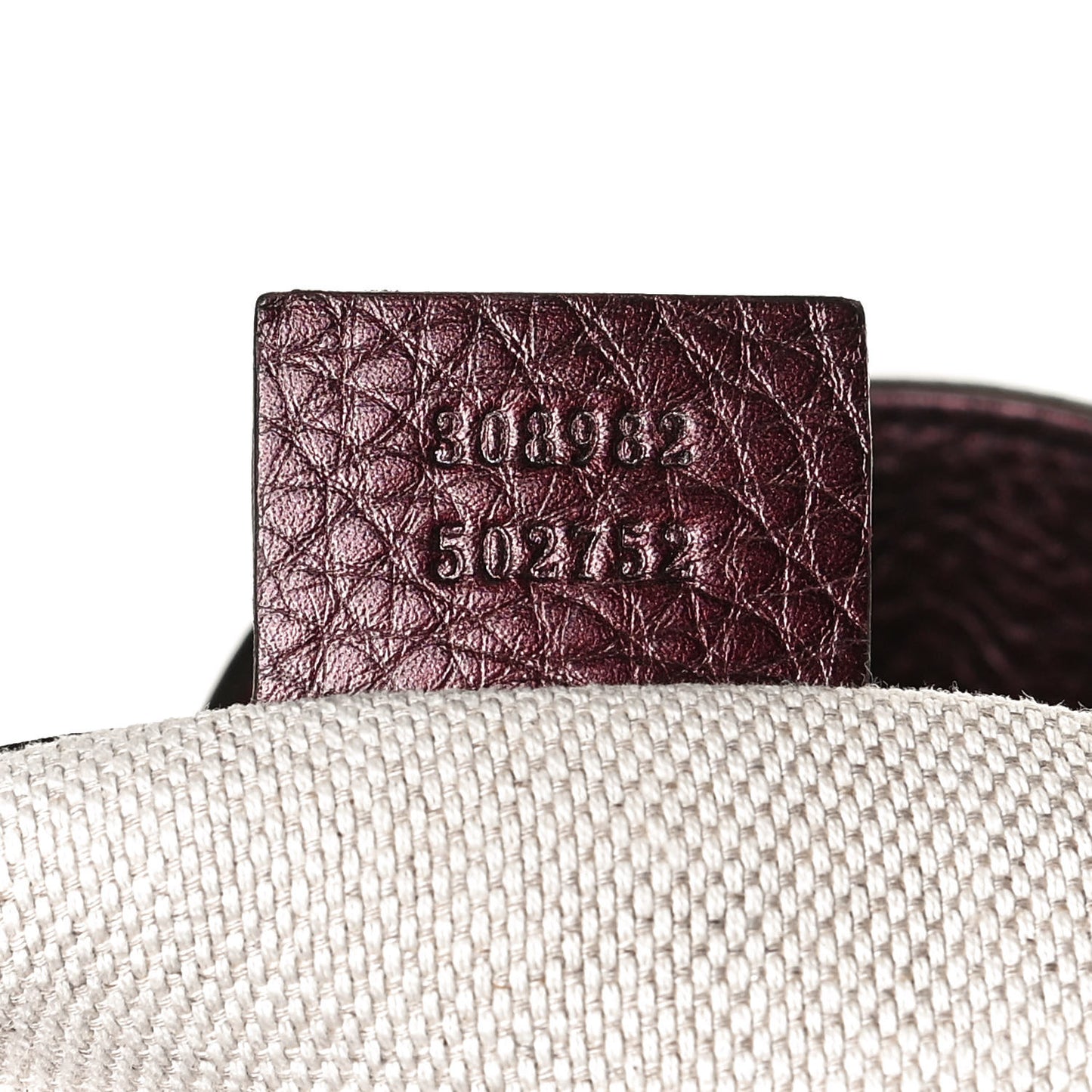 Metallic Cellarius Calfskin Medium Soho Chain Shoulder Bag Classic Burgundy