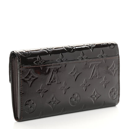 Louis Vuitton Vernis Sarah Wallet NM Amarante 3 of 10