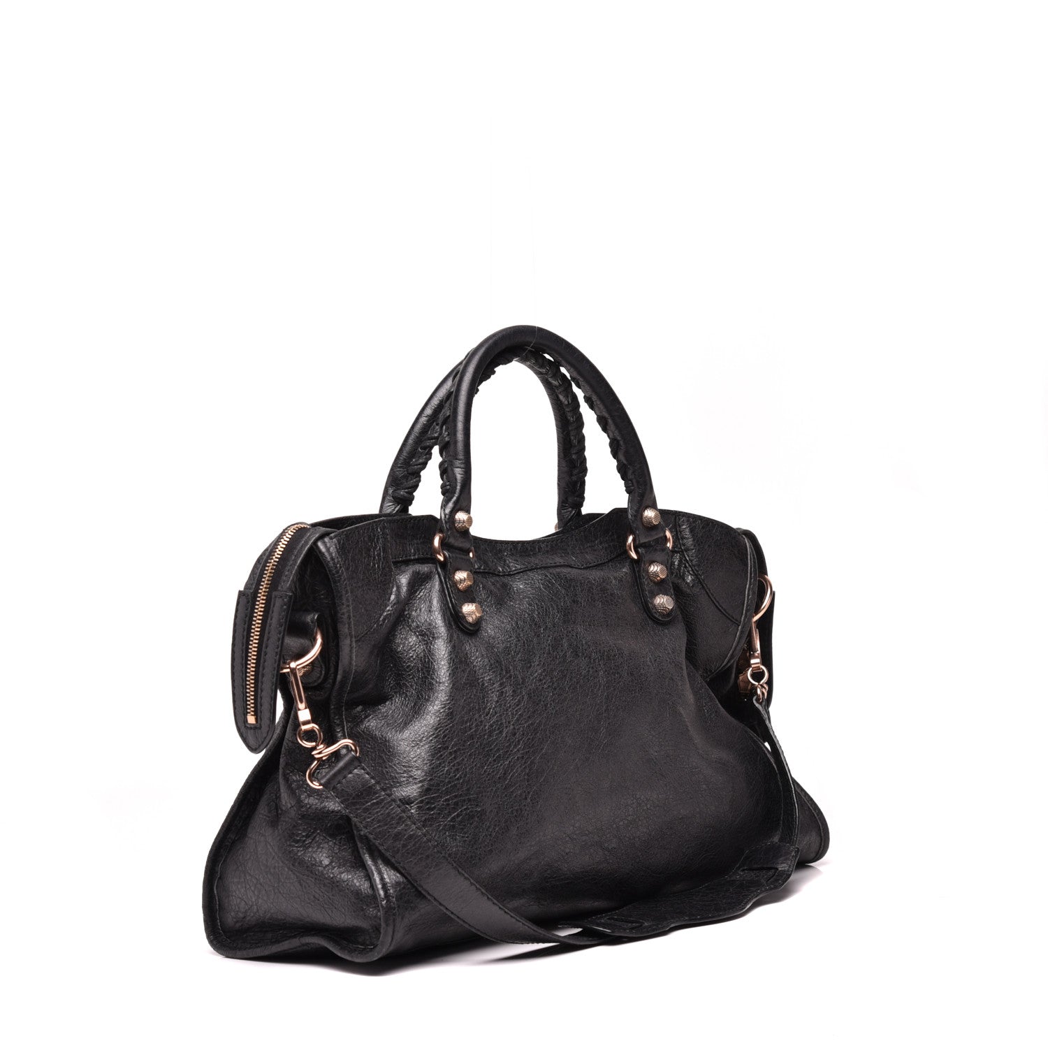 Balenciaga Agneau Giant 12 Rose Gold Hardware City Black 3 of 9
