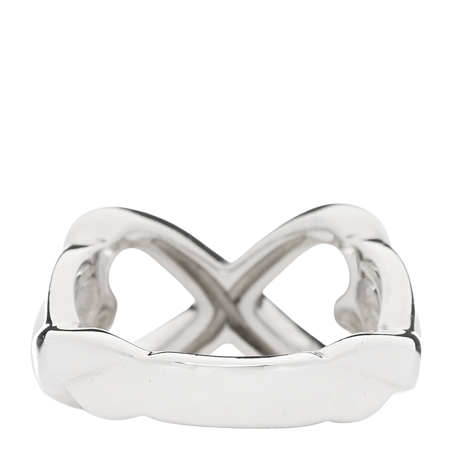Tiffany Sterling Silver Paloma Picasso Double Loving Heart Ring 49 5 3 of 5
