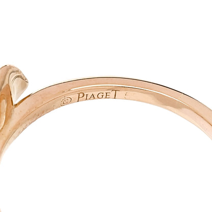 Piaget 18K Rose Gold Diamond Rose Ring 47 4.25 5 of 6
