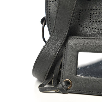 Balenciaga Veau Soyeux Perforated Blackout Hardware Mini City Gris Fossile 8 of 11